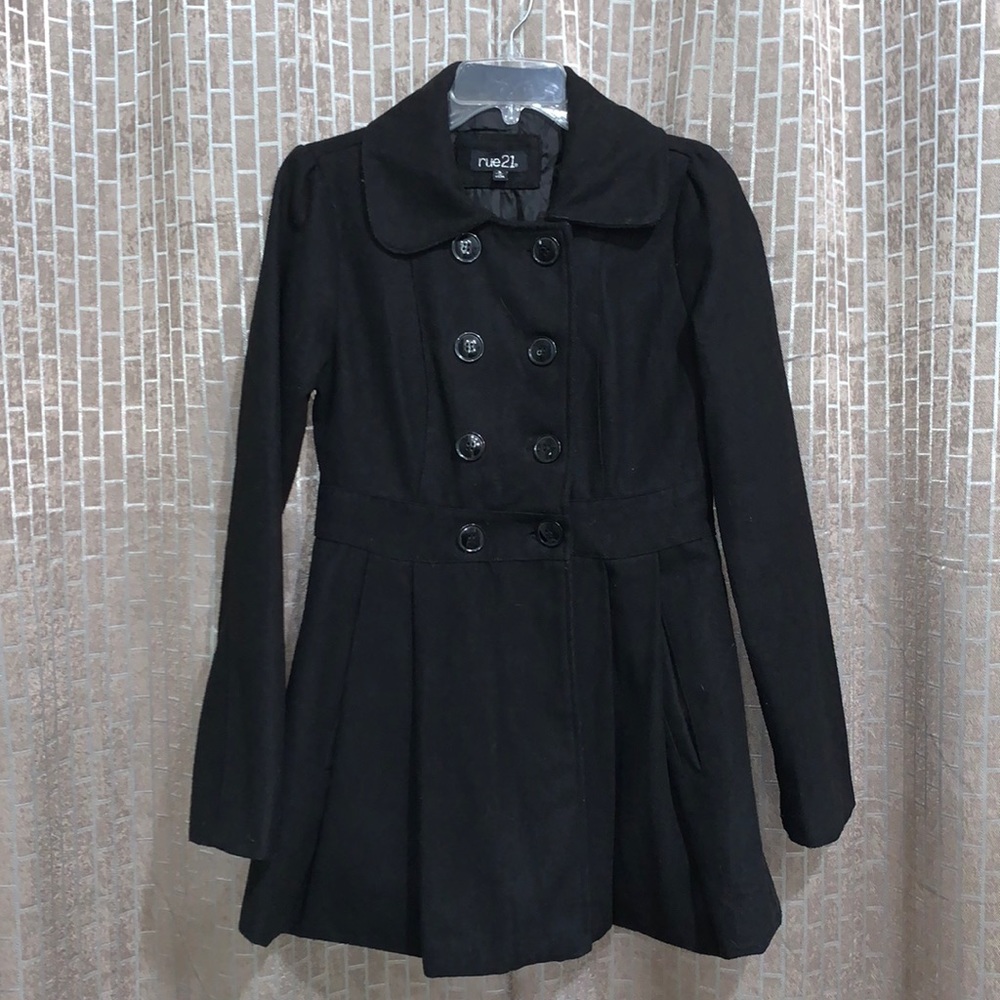Rue 21 Pleated Peacoat